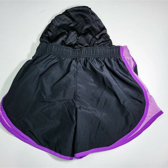 Nike Dry Short Women's Move to Zero Running Training Black Purple CU8890-023 - Picture 2 of 6